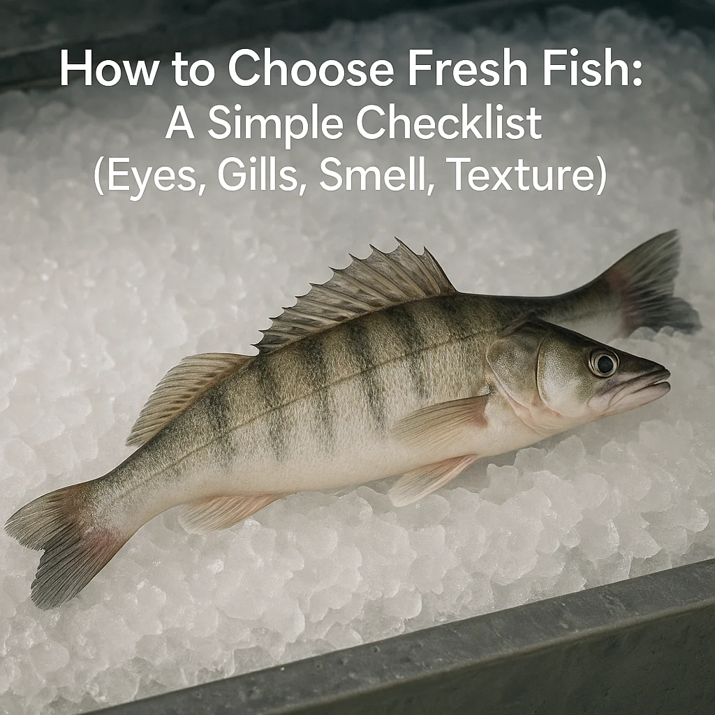 How to Choose Fresh Fish: A Simple Checklist (Eyes, Gills, Smell, Texture)