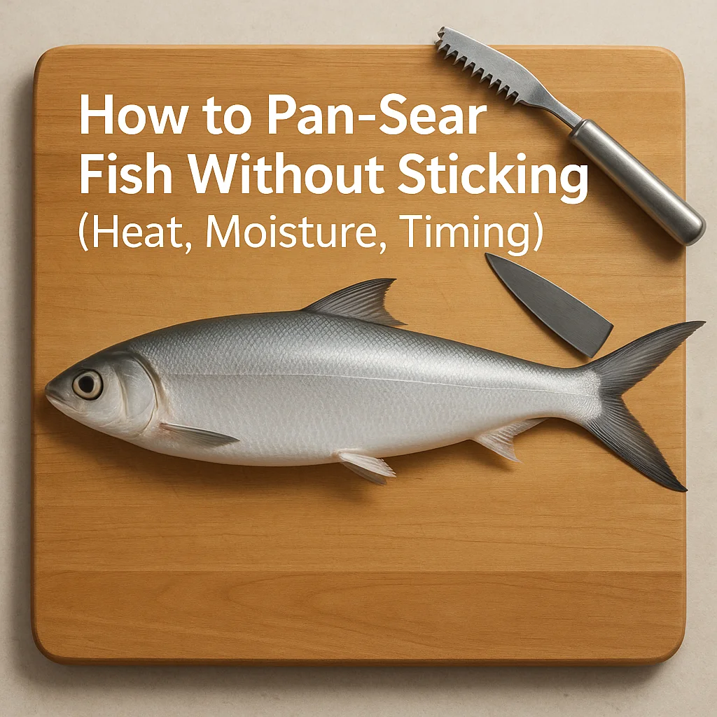 How to Pan-Sear Fish Without Sticking (Heat, Moisture, Timing)