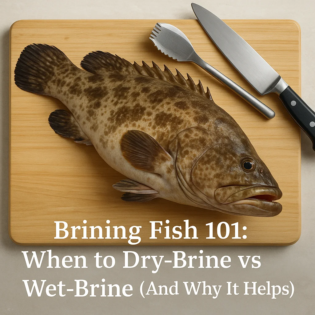 Brining Fish 101: When to Dry-Brine vs Wet-Brine (And Why It Helps)