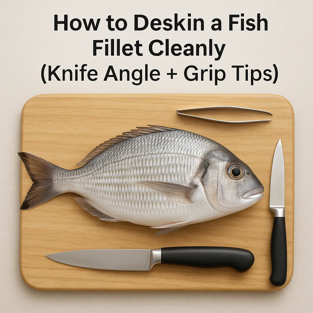 How to Deskin a Fish Fillet Cleanly (Knife Angle + Grip Tips)