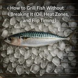How To Grill Fish Without Breaking It Oil Heat Zones And Flip Timing