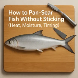 How To Pan Sear Fish Without Sticking Heat Moisture Timing